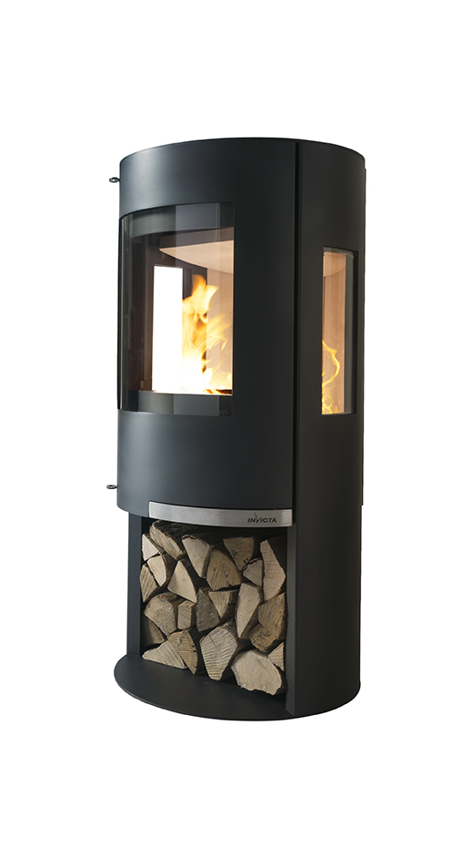 Onsen Steel Stove With Side Glasses