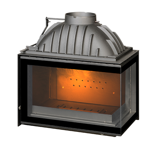 Corner Fireplace 700 With Right glass