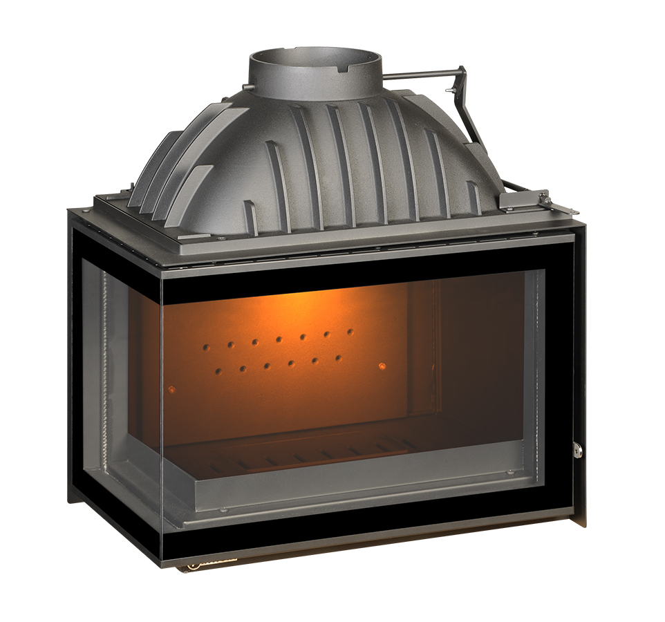 Corner Fireplace 700 With Left glass
