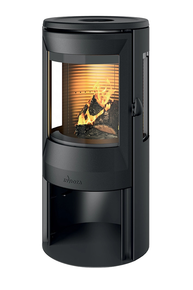 Neosen Steel Wood Stove 3 Glass Sides Connectable